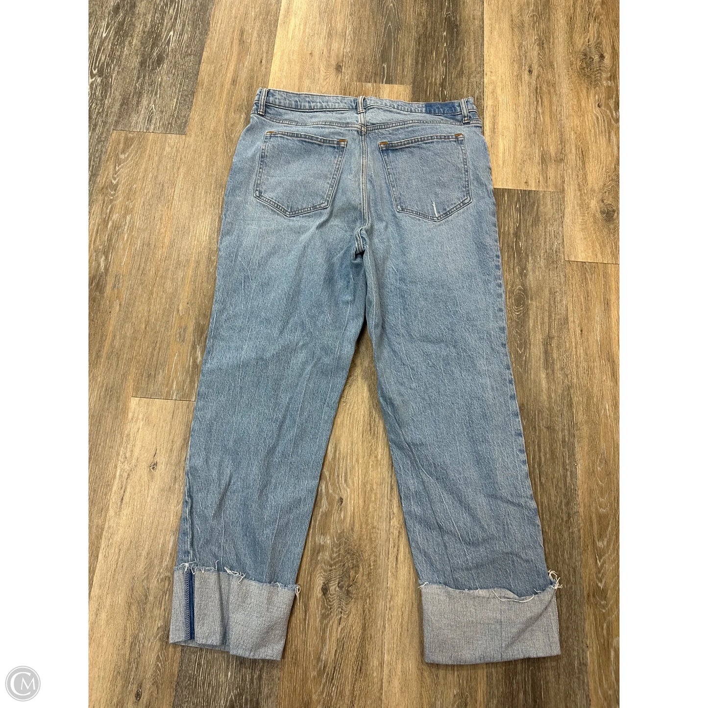 Jeans Straight By Abercrombie And Fitch In Blue Denim, Size: 16