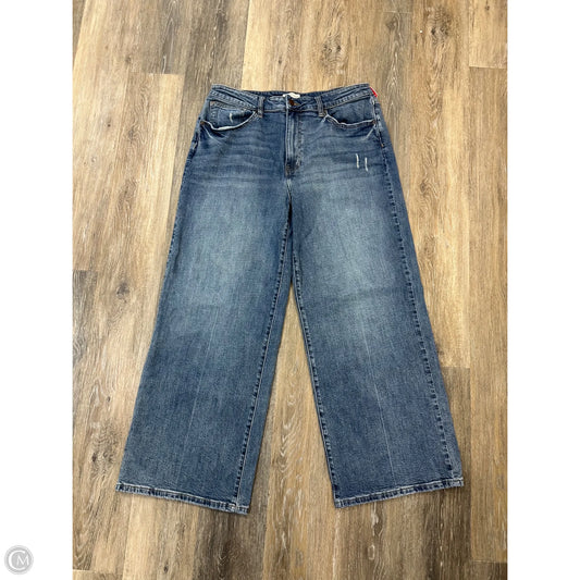 Jeans Wide Leg By Oliver Logan In Blue Denim, Size: 12