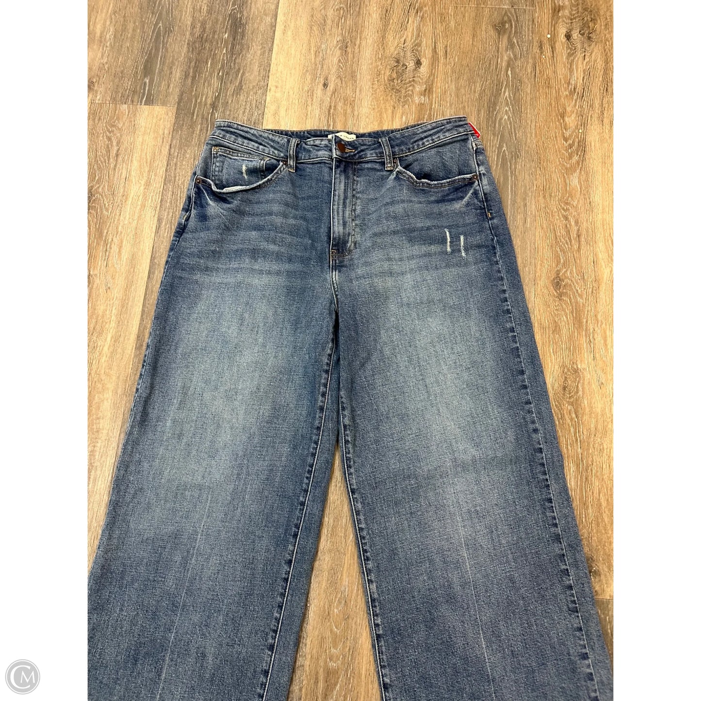 Jeans Wide Leg By Oliver Logan In Blue Denim, Size: 12