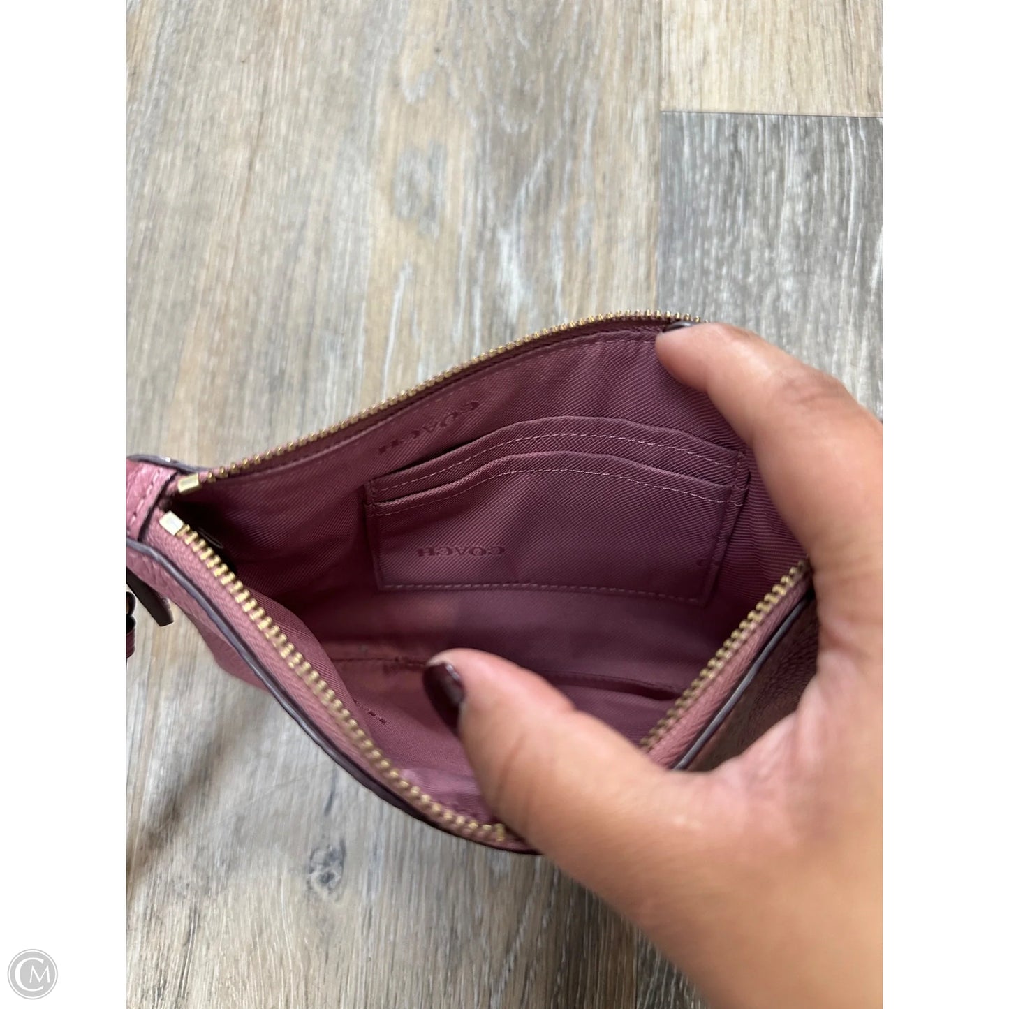 Wristlet Designer By Coach, Size: Medium