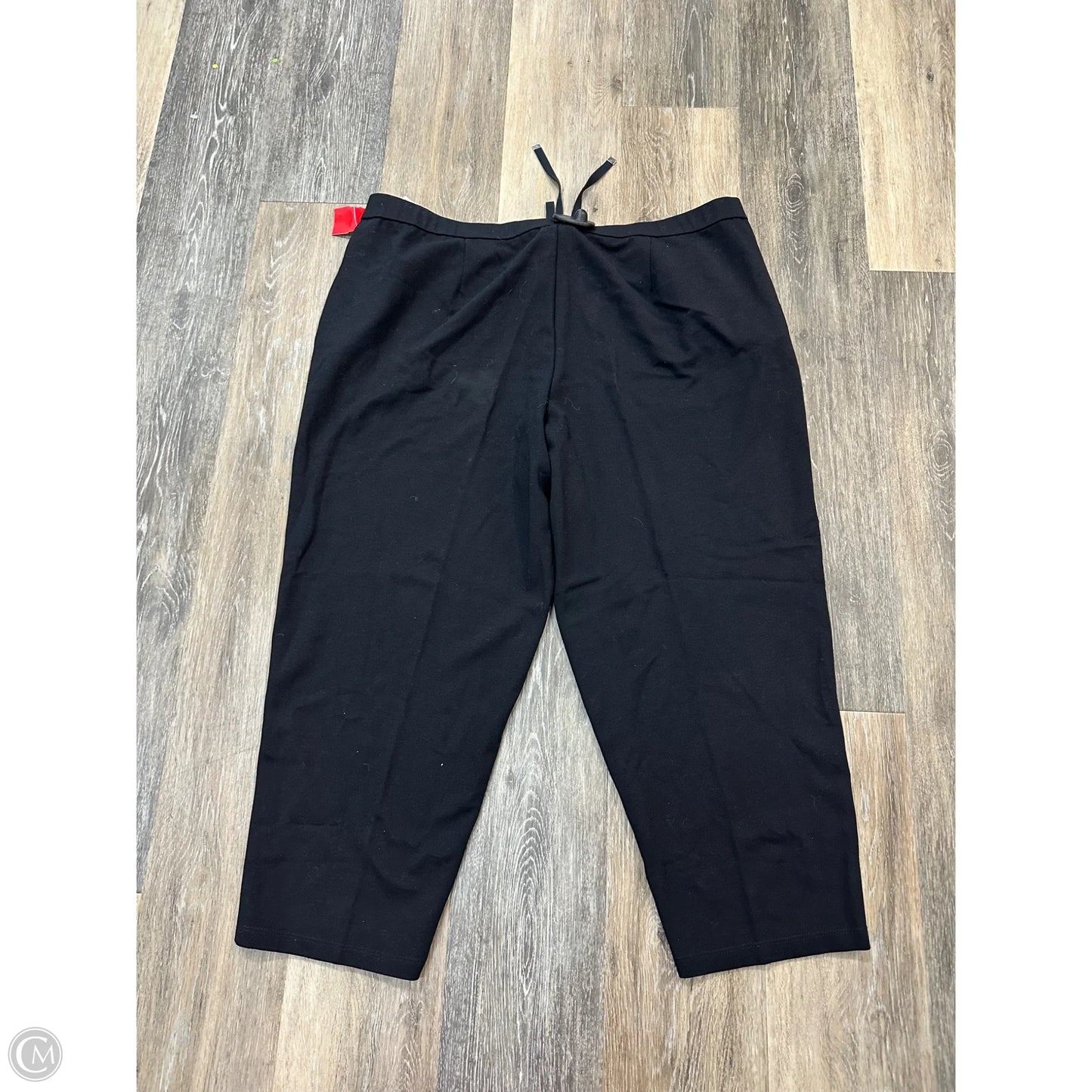Pants Cropped By Eileen Fisher In Black, Size: Xl