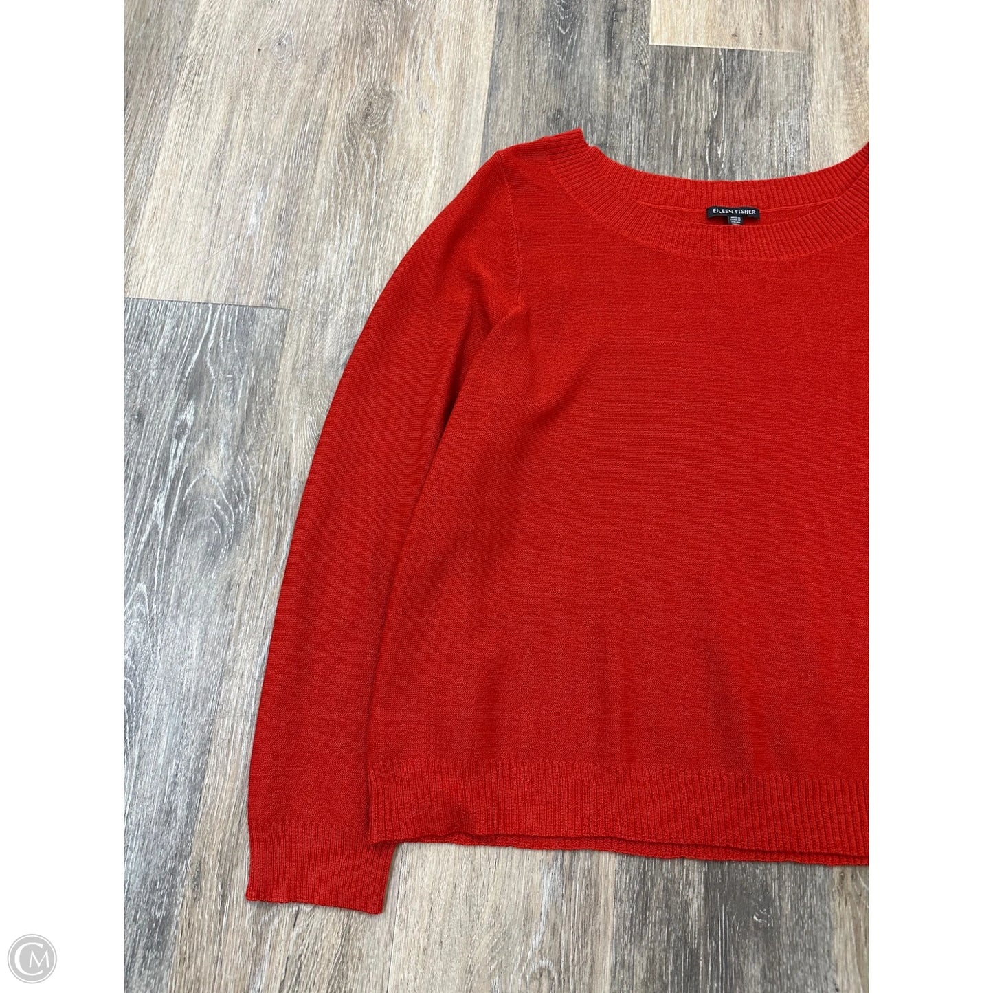 Sweater By Eileen Fisher In Red, Size: Xl