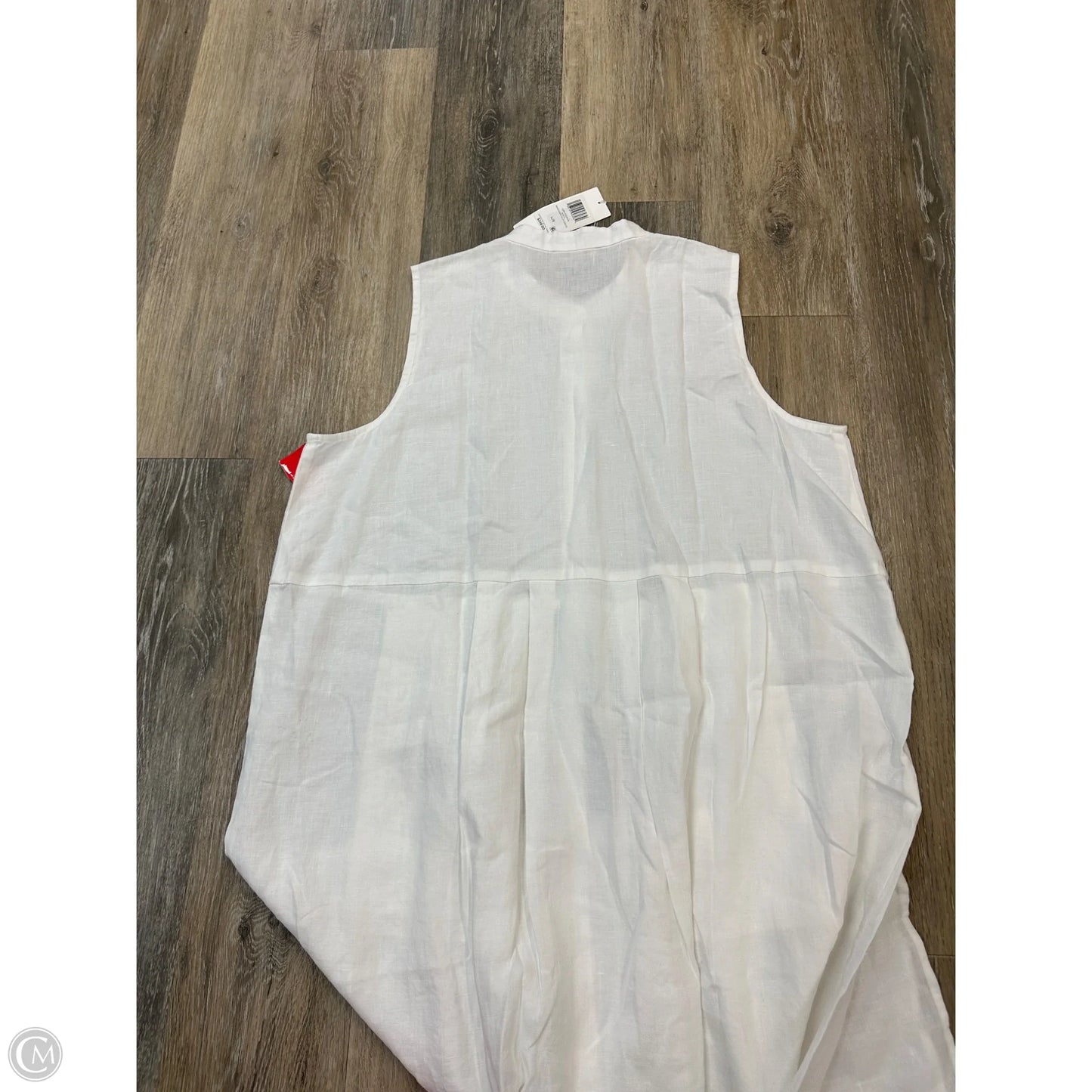 Dress Casual Midi By Eileen Fisher In White, Size: L