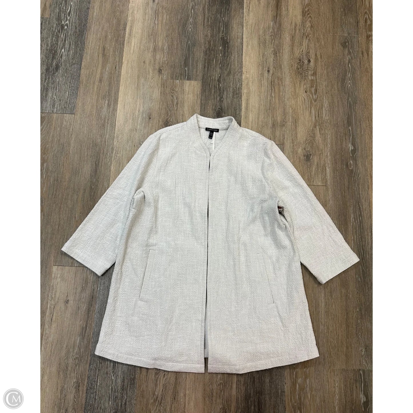 Jacket Other By Eileen Fisher In White, Size: Xl