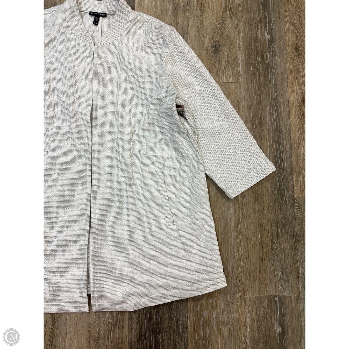 Jacket Other By Eileen Fisher In White, Size: Xl