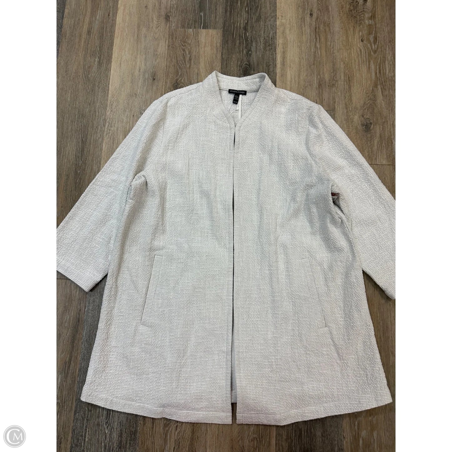 Jacket Other By Eileen Fisher In White, Size: Xl