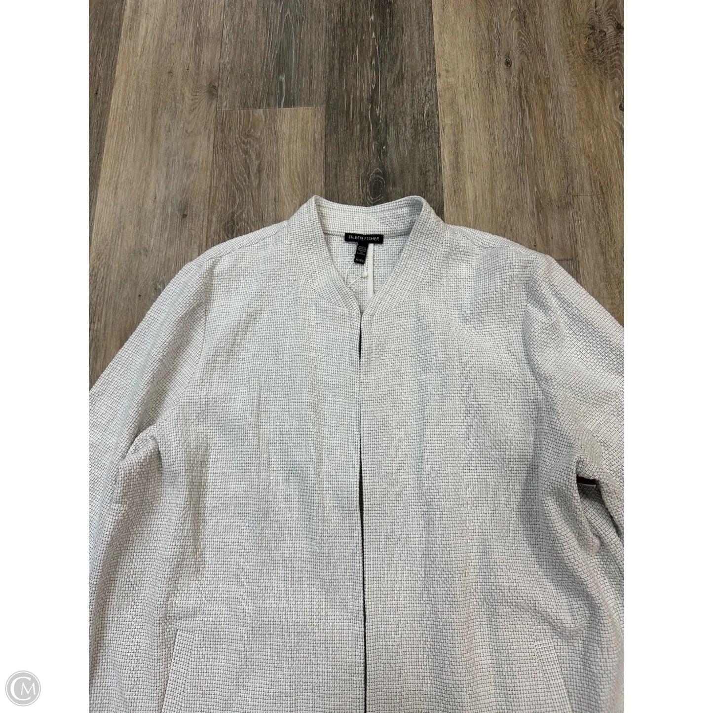 Jacket Other By Eileen Fisher In White, Size: Xl