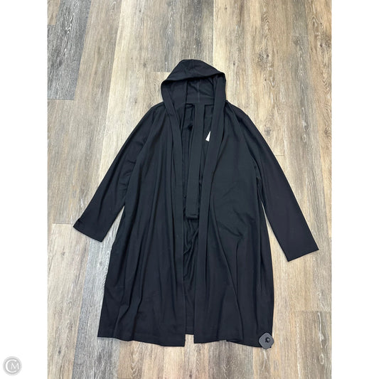 Sweater Cardigan By Eileen Fisher In Black, Size: L
