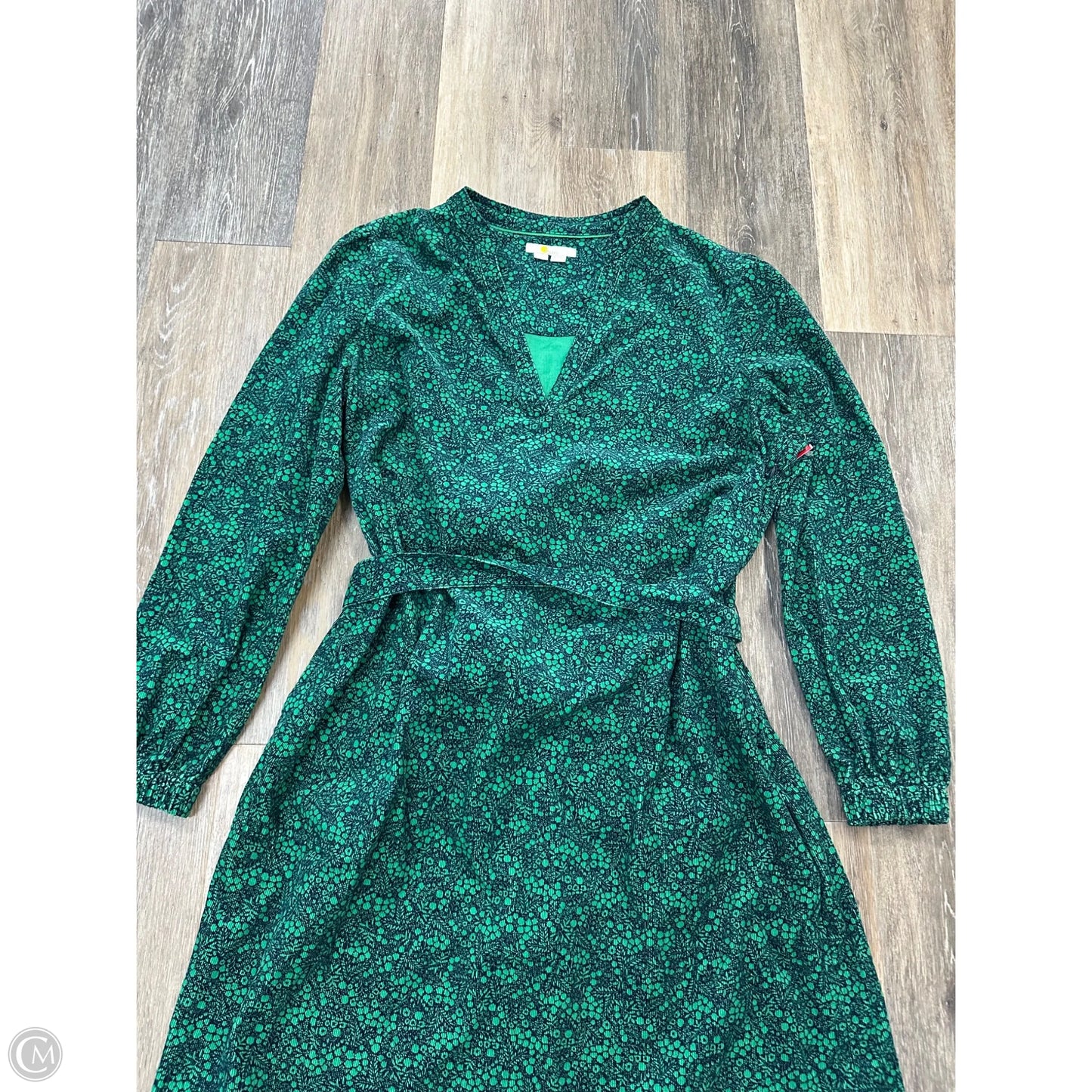 Dress Casual Midi By Boden In Blue & Green, Size: 16