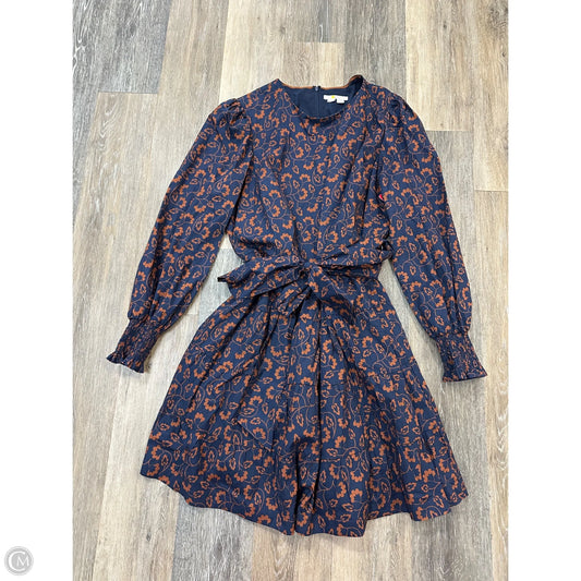 Dress Casual Short By Boden In Blue & Orange, Size: 20