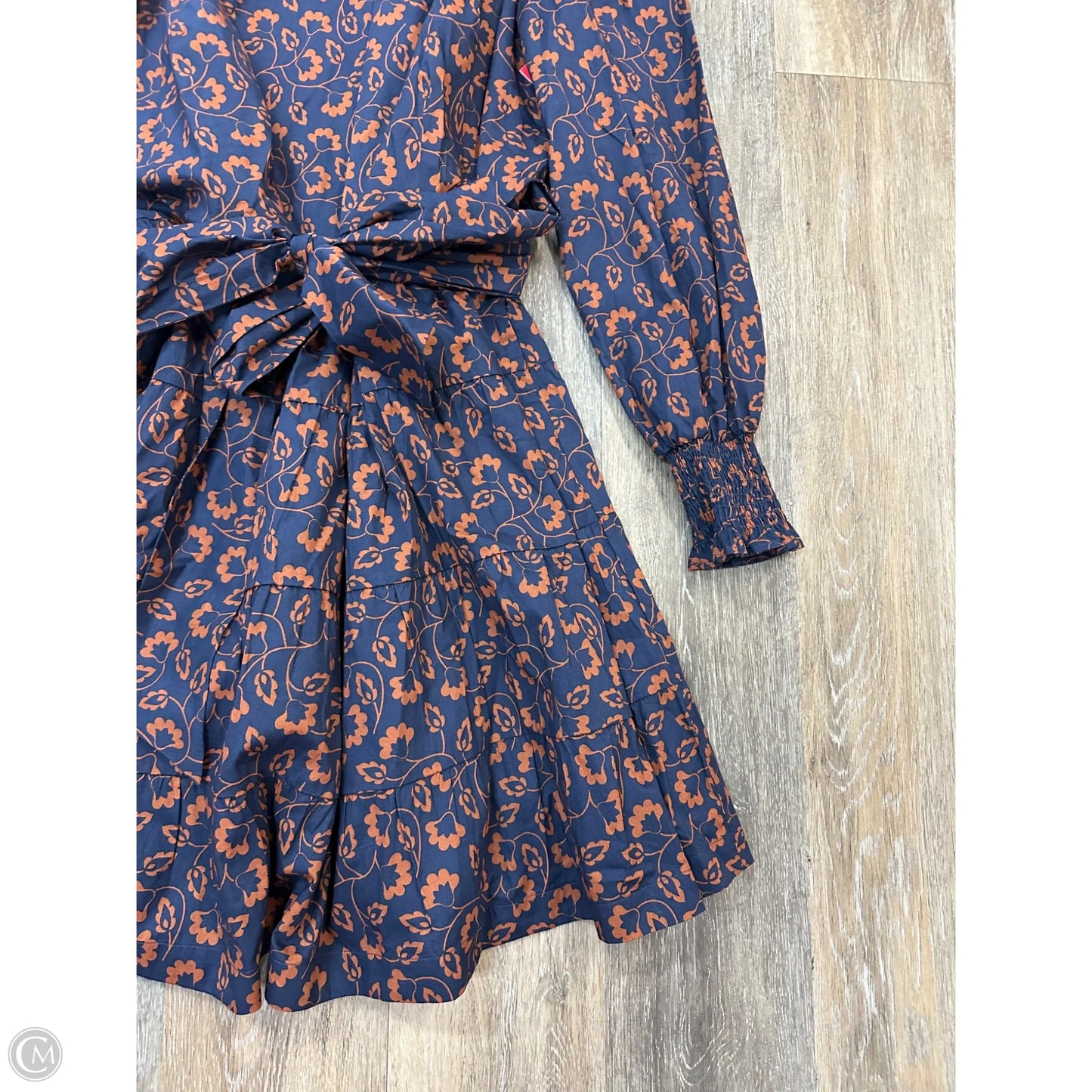 Dress Casual Short By Boden In Blue & Orange, Size: 20