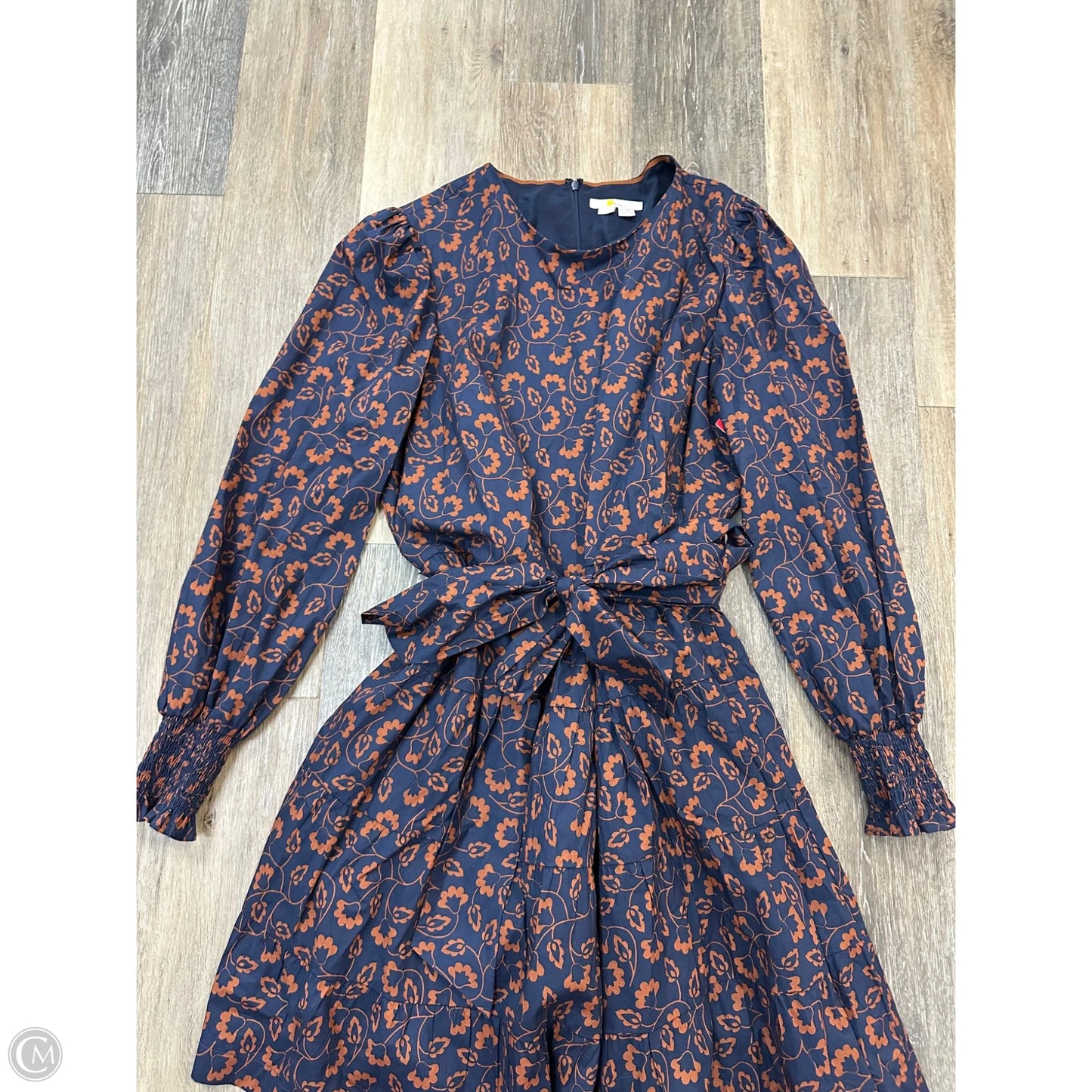 Dress Casual Short By Boden In Blue & Orange, Size: 20