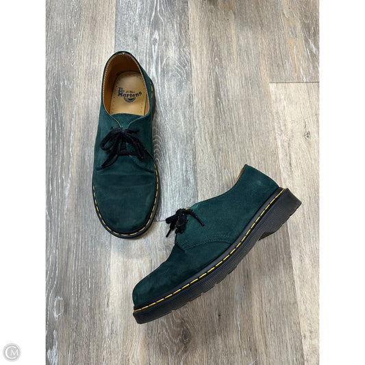 Shoes Flats By Dr Martens In Green, Size: 10