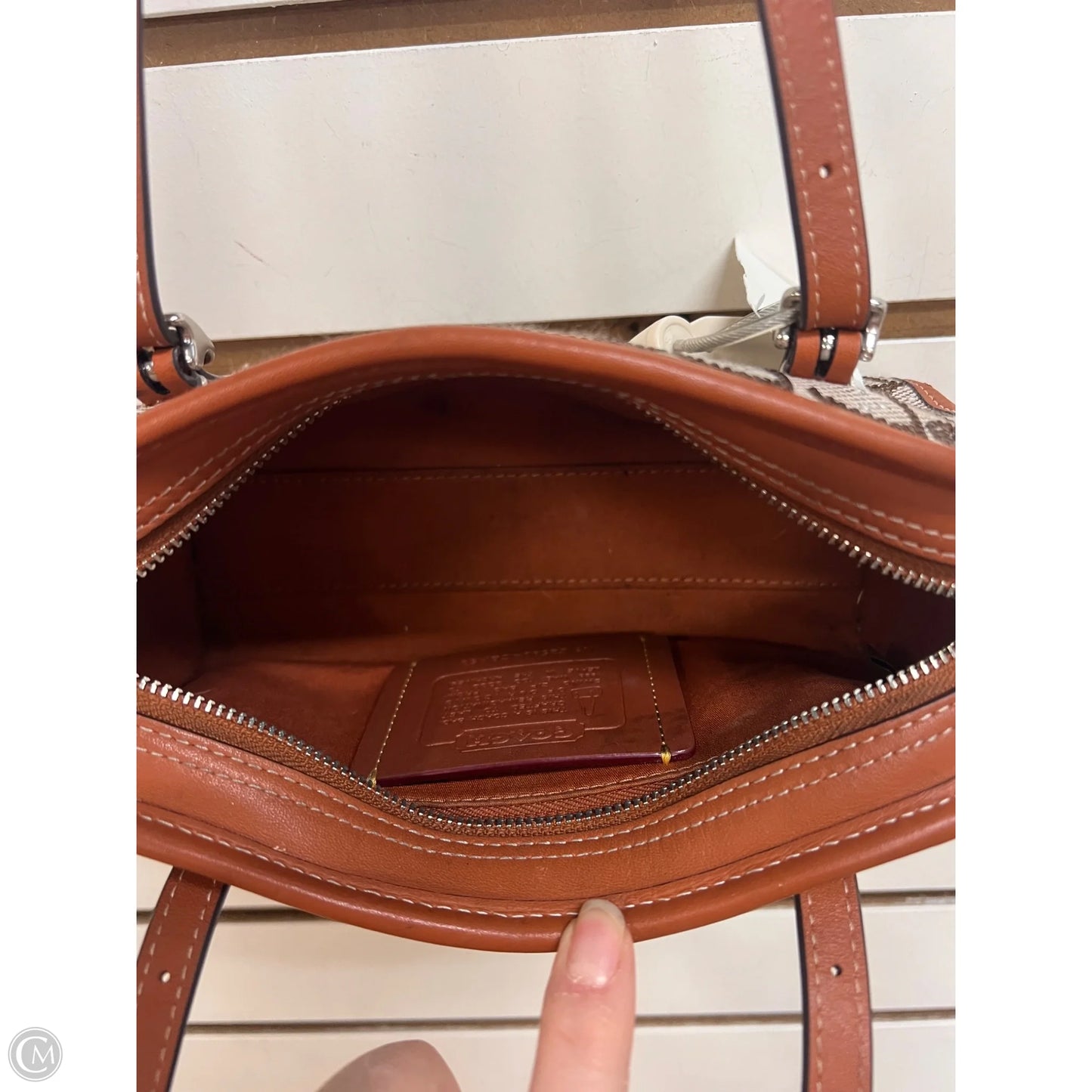 Handbag Designer By Coach, Size: Small