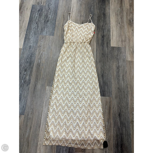Dress Designer By Lilly Pulitzer In Gold, Size: Xs