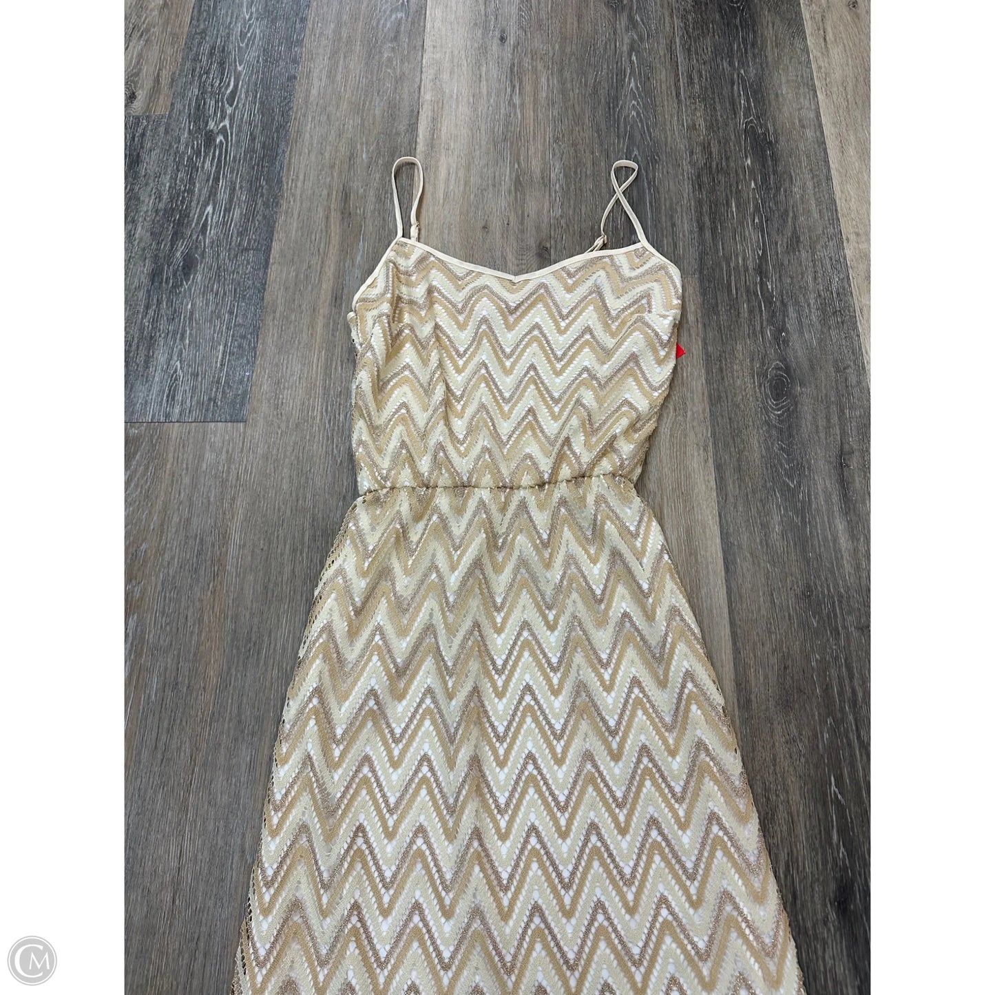 Dress Designer By Lilly Pulitzer In Gold, Size: Xs