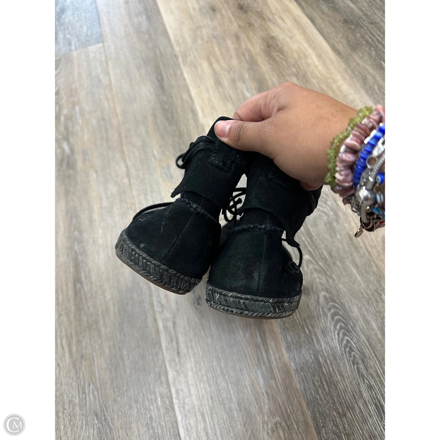 Boots Designer By Ugg In Black, Size: 9.5