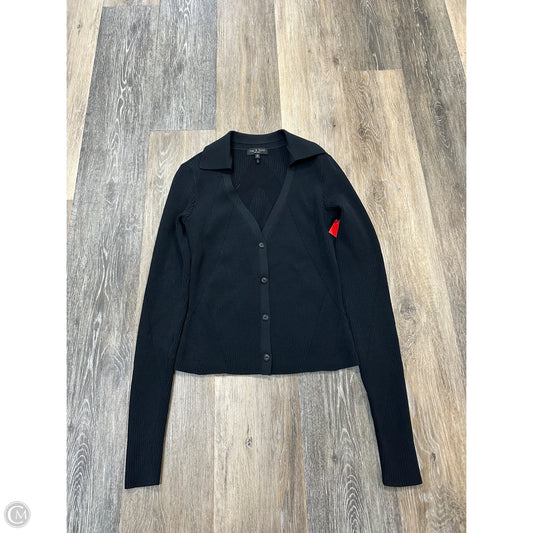 Blouse Long Sleeve By Rag And Bone In Black, Size: Xs