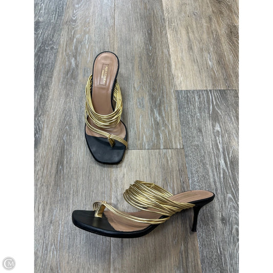 -Sandals Designer By Aquazzura In Black, Size: 8.5