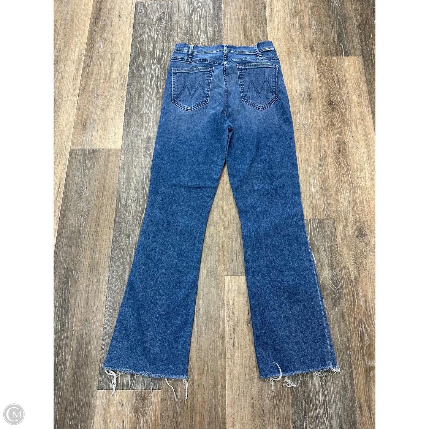 Jeans Flared By Mother In Blue Denim, Size: 6