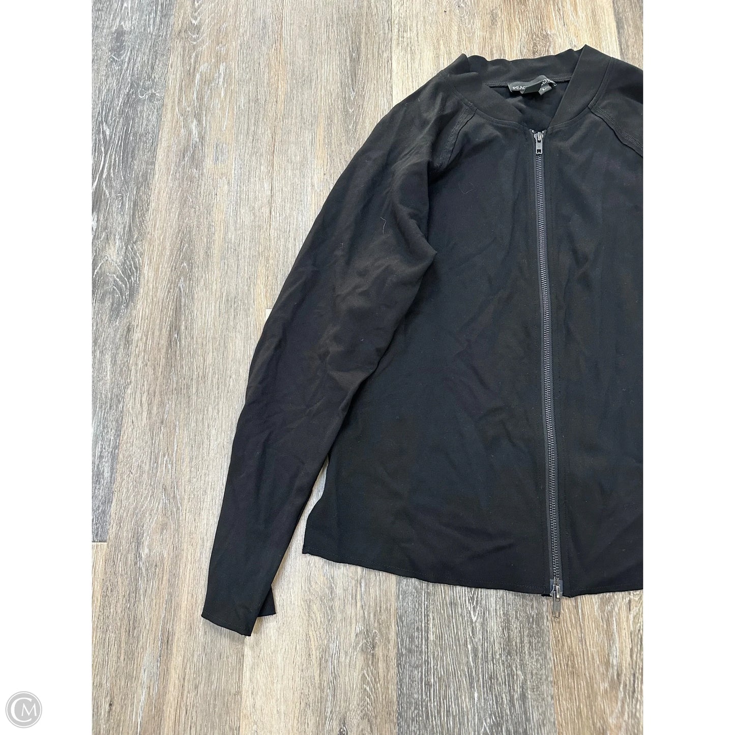 Jacket Other By Peace Of Cloth In Black, Size: L