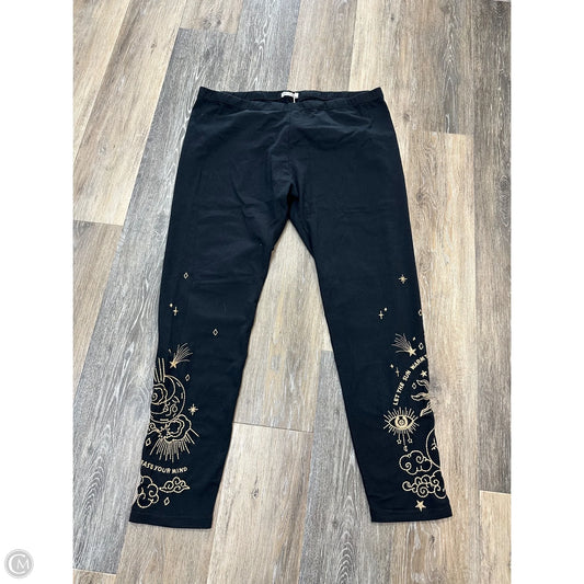 Pants Leggings By Johnny Was In Black, Size: Xl