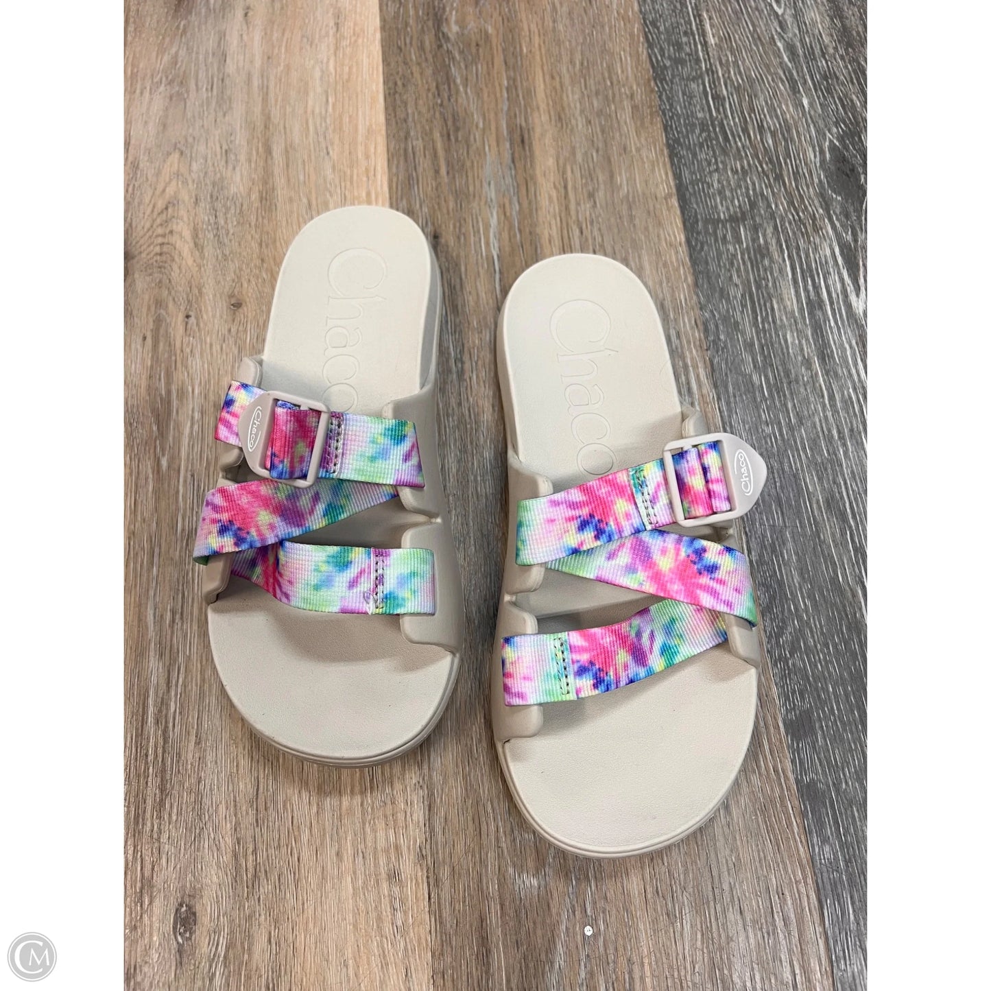 Sandals Flats By Chacos In Multi-colored, Size: 9