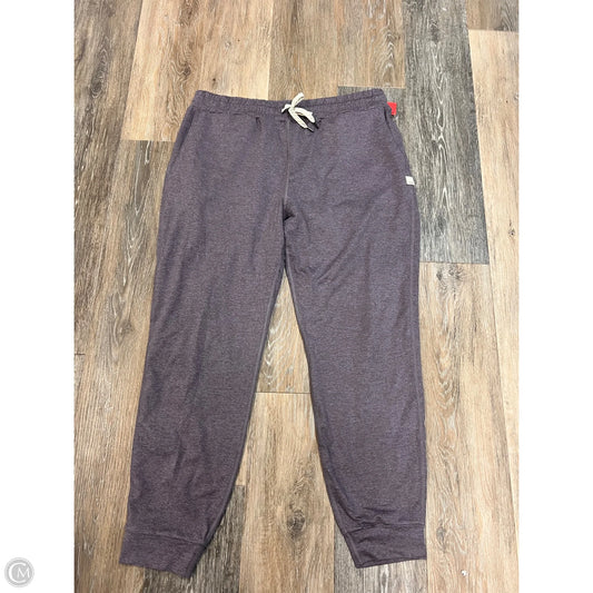 Athletic Pants By Vuori In Purple, Size: L