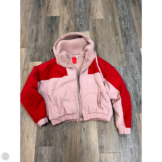 Coat Puffer & Quilted By Alo In Pink & Red, Size: S