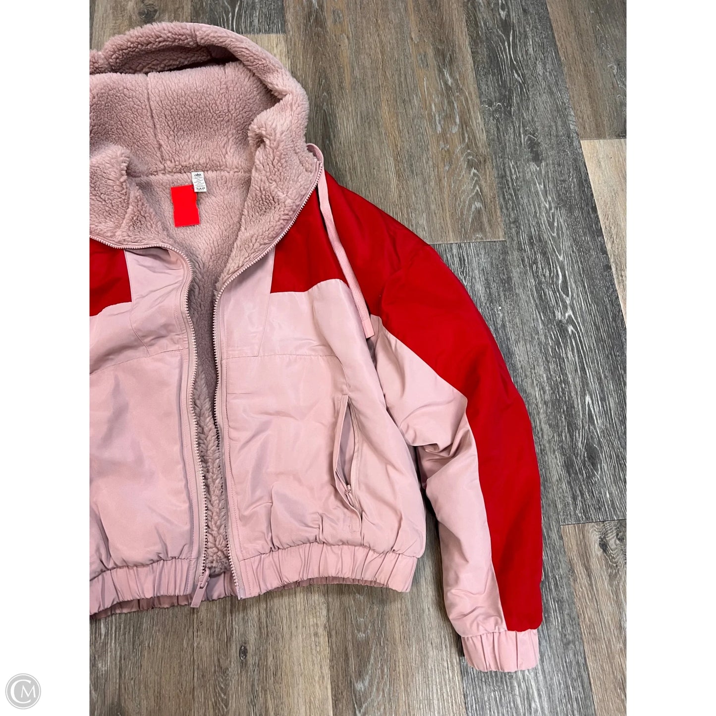 Coat Puffer & Quilted By Alo In Pink & Red, Size: S