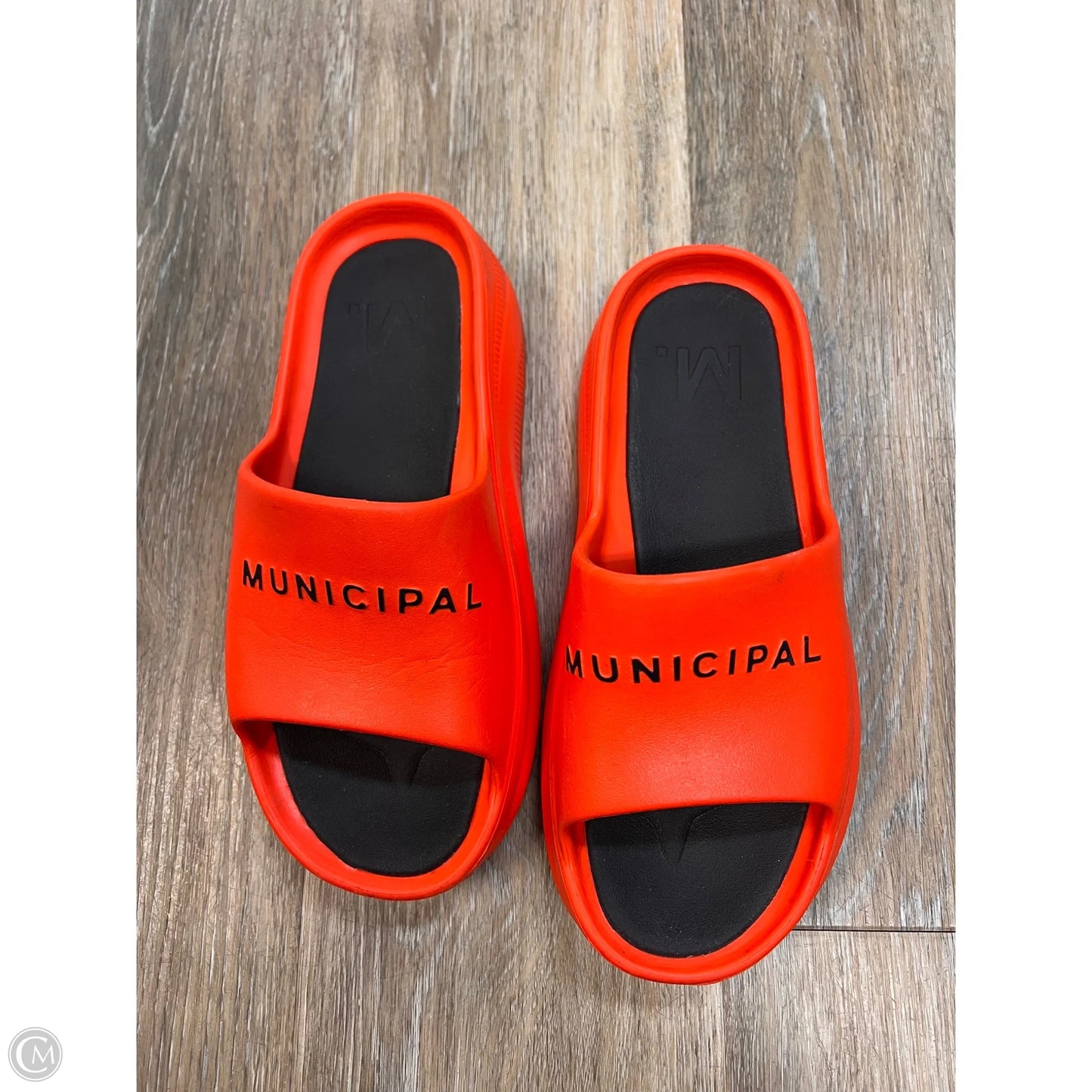 Sandals Sport By Municipal In Orange, Size: 7