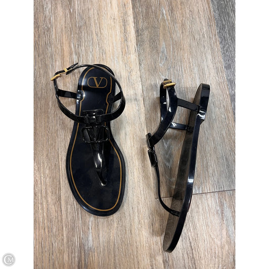 Sandals Luxury Designer By Valentino-garavani In Black, Size: 8/38