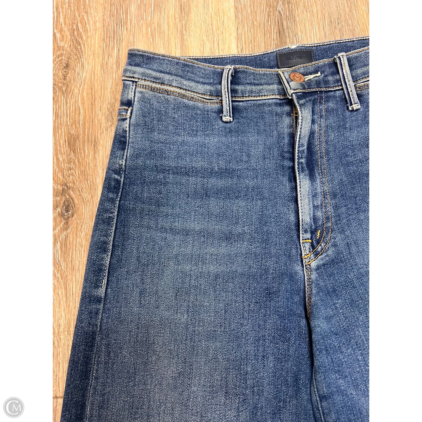 Jeans Wide Leg By Mother In Blue Denim, Size: 6/28