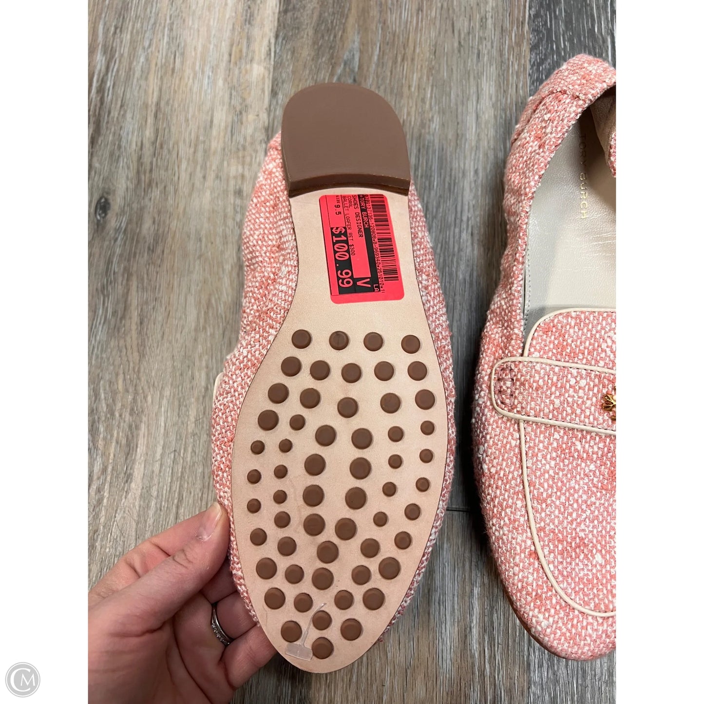 Shoes Designer By Tory Burch In Coral, Size: 9.5