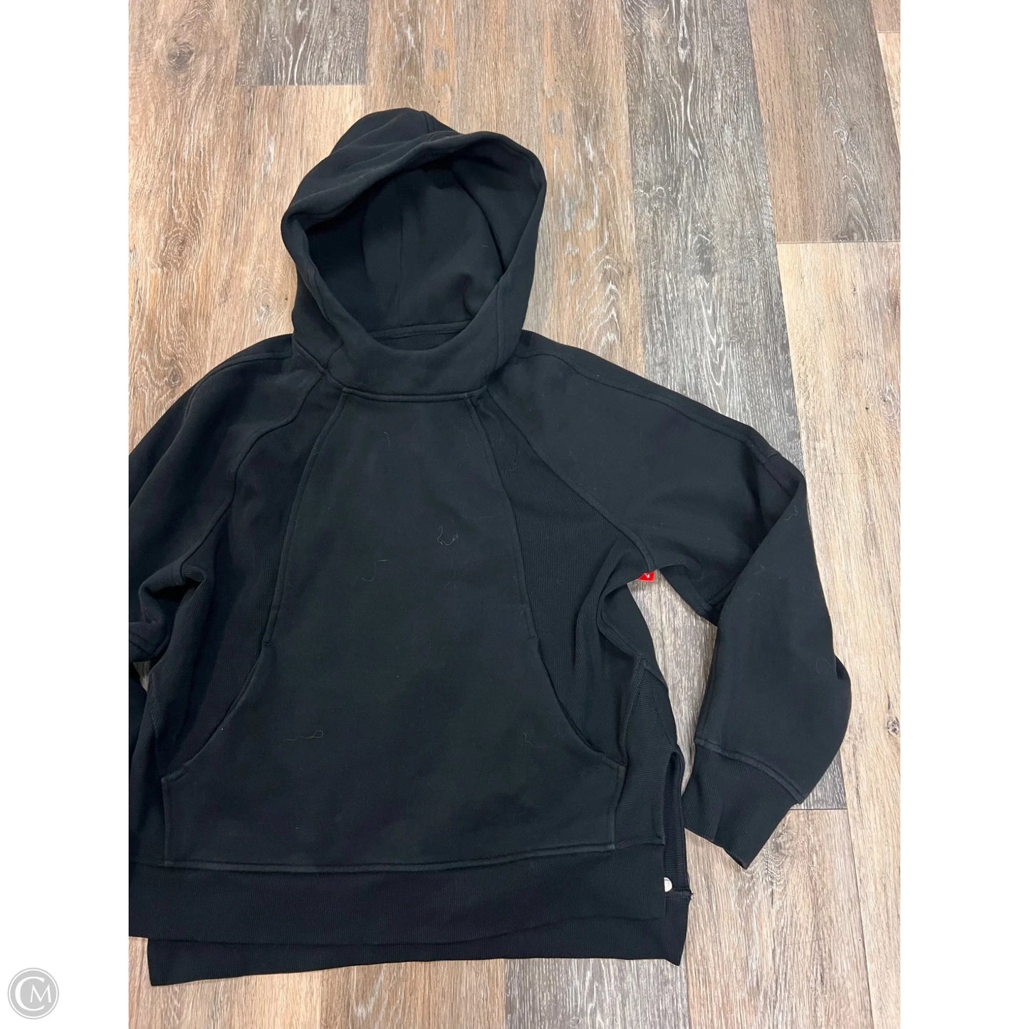 Athletic Sweatshirt Hoodie By Lululemon In Black, Size: Xs/S