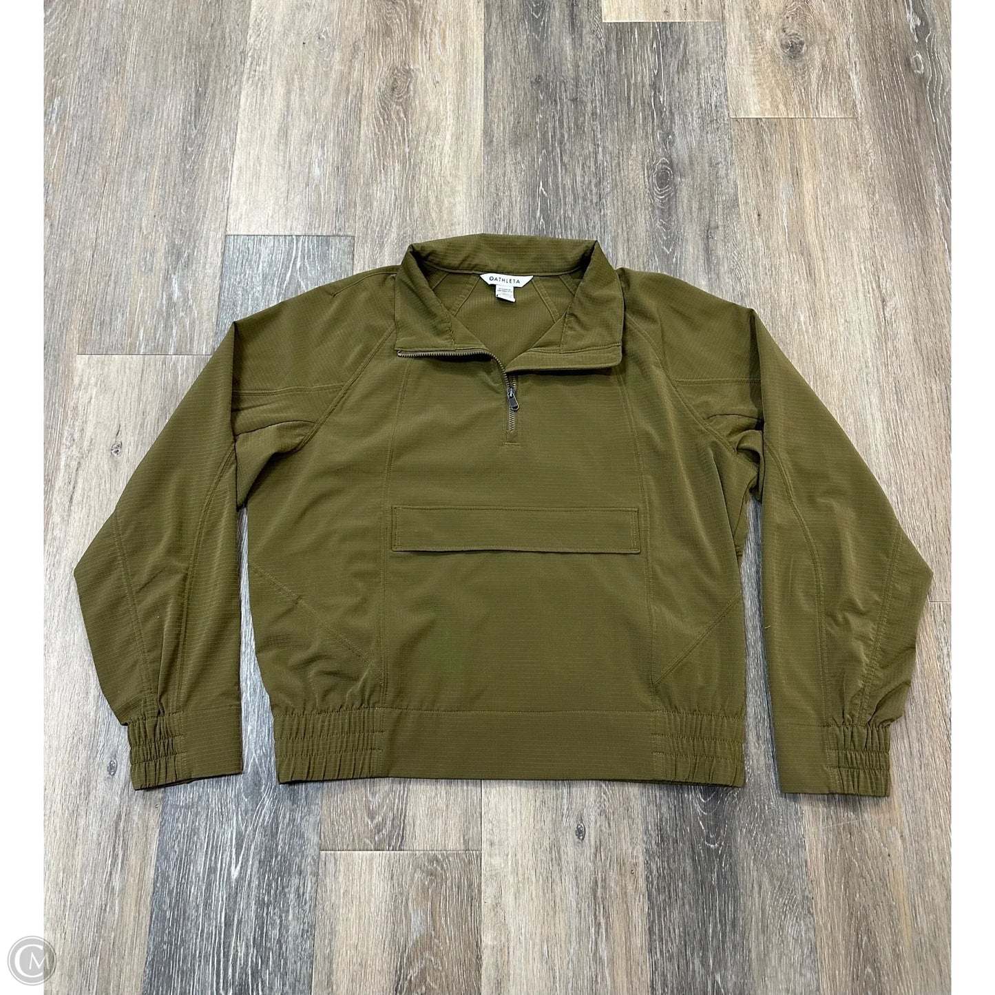 Athletic Jacket By Athleta In Green, Size: S