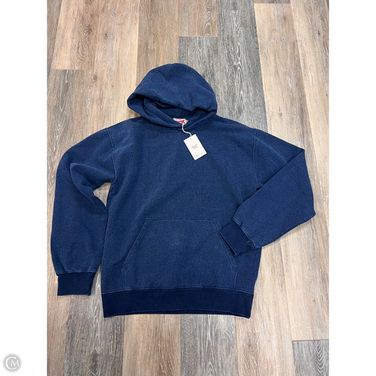 Sweatshirt Hoodie By Madewell In Blue, Size: Xs