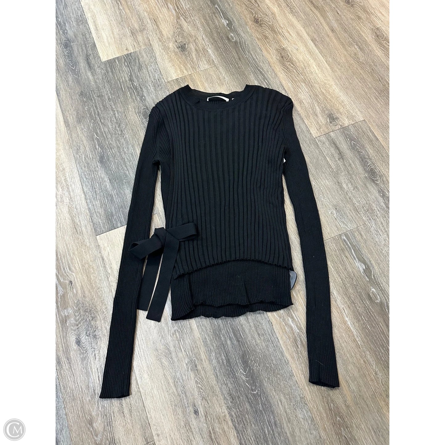 Top Long Sleeve By Helmut Lang In Black, Size: S