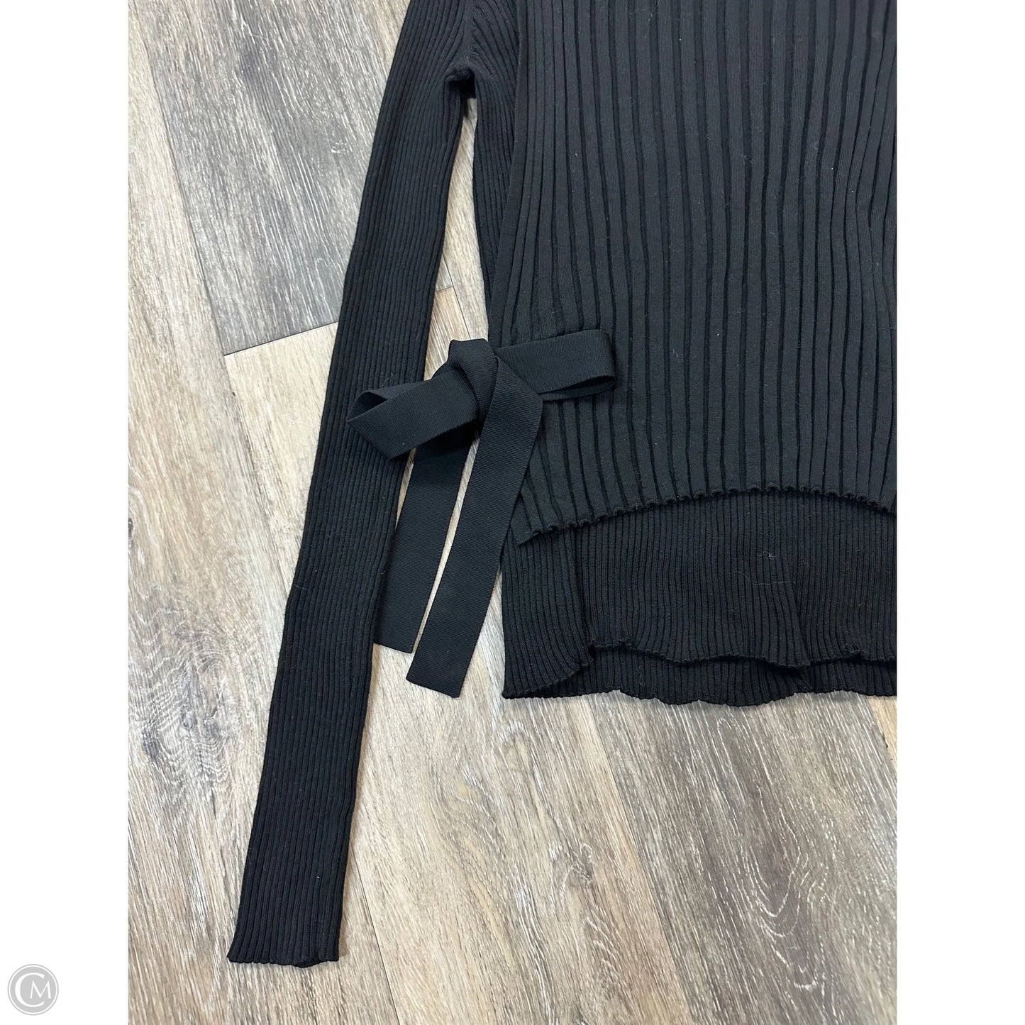 Top Long Sleeve By Helmut Lang In Black, Size: S