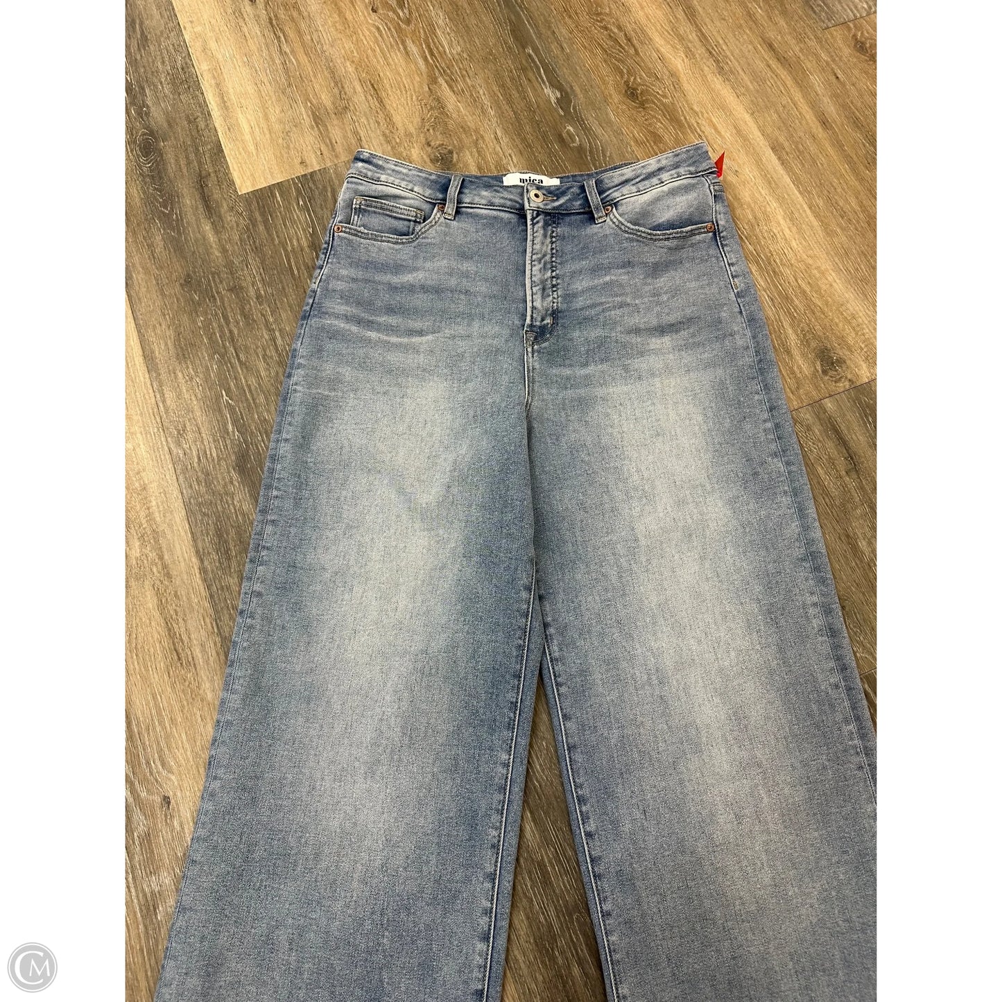 Jeans Wide Leg By Mica In Blue Denim, Size: 14