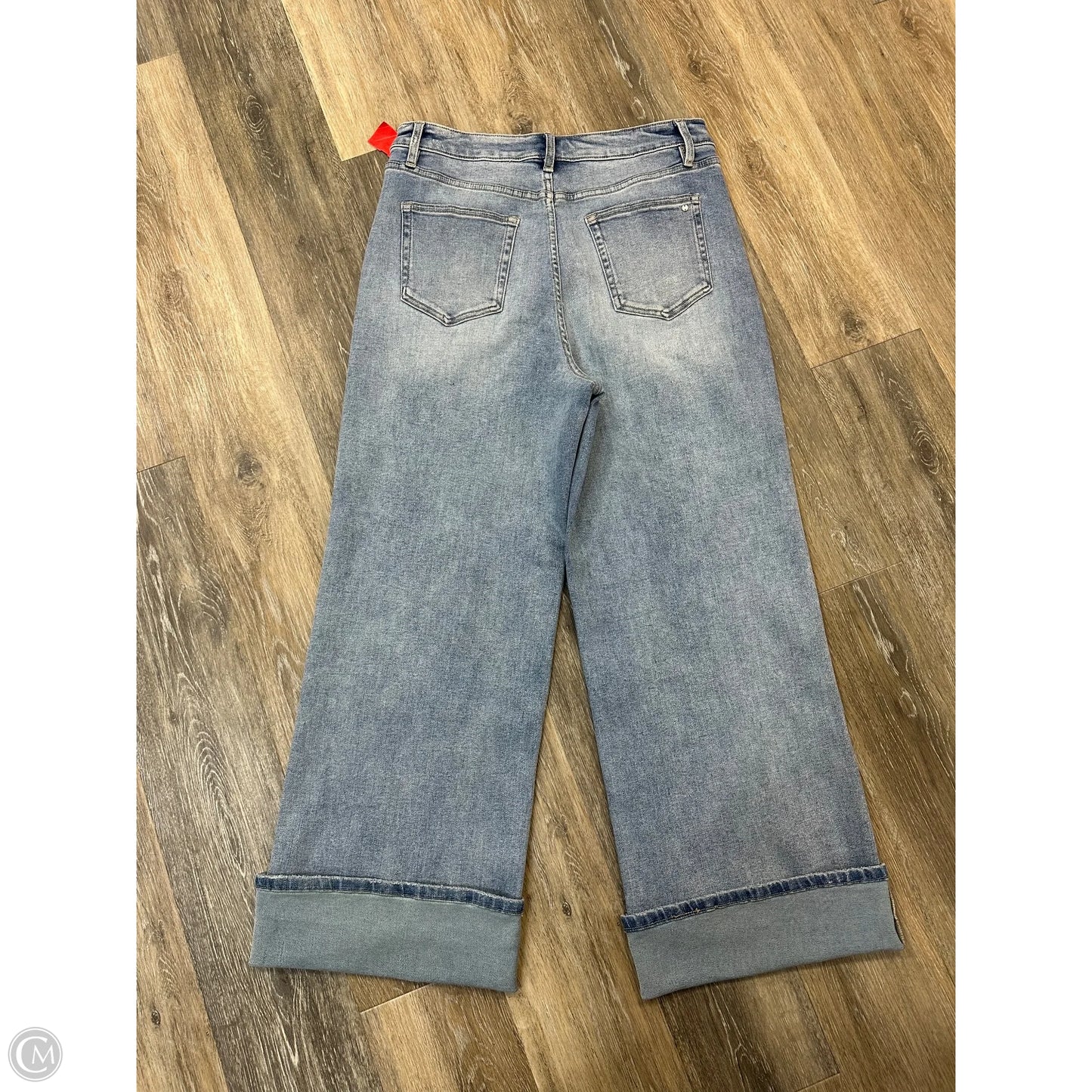 Jeans Wide Leg By Mica In Blue Denim, Size: 14