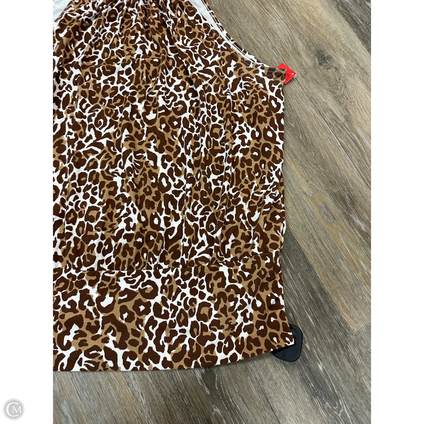 Top Sleeveless Designer By Lilly Pulitzer In Animal Print, Size: Xl