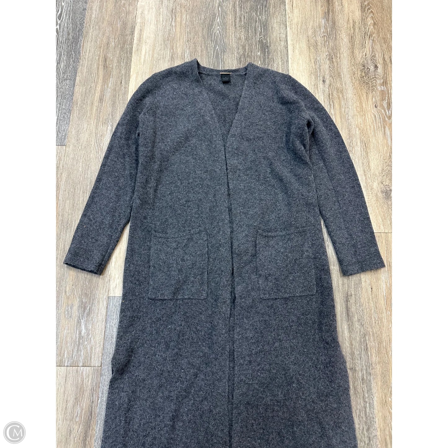 Sweater Cardigan Cashmere By Magaschoni In Grey, Size: M