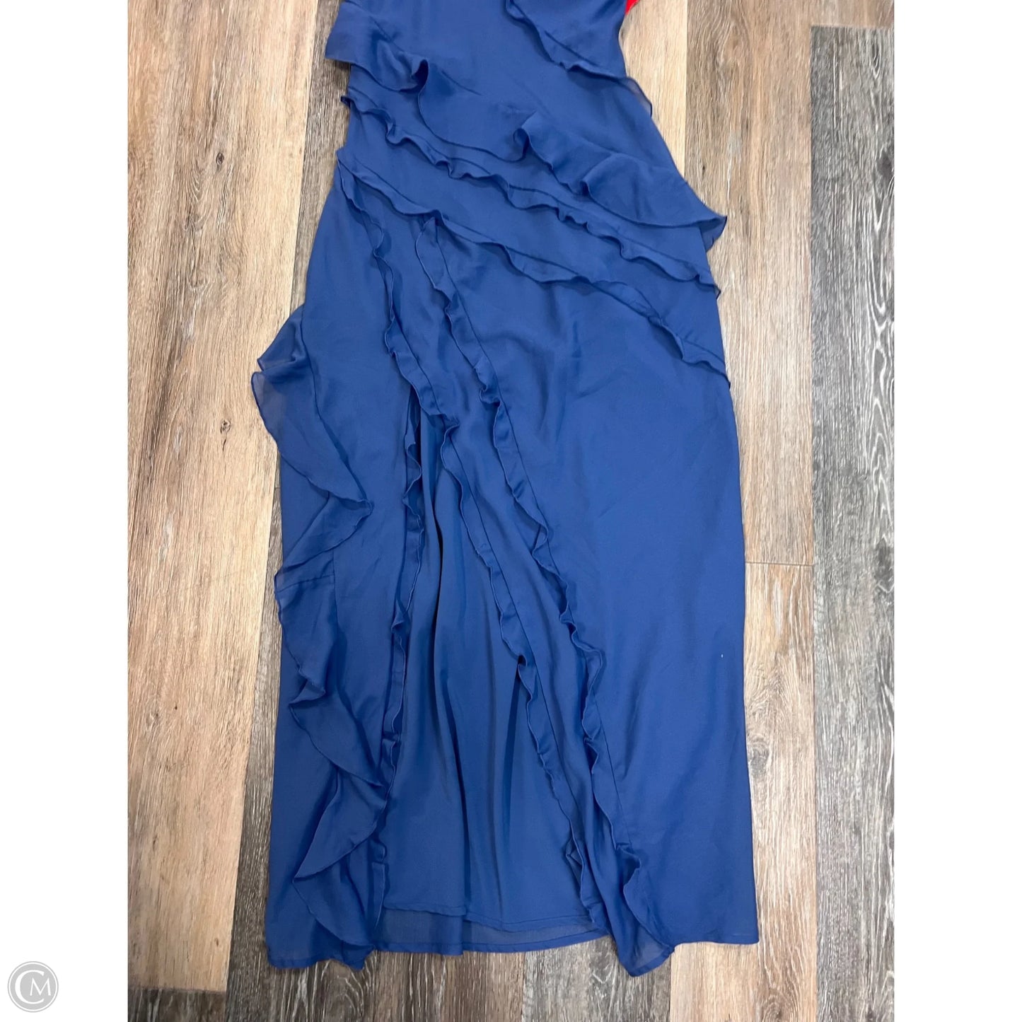 -Dress Party Long By Abercrombie And Fitch In Blue, Size: M