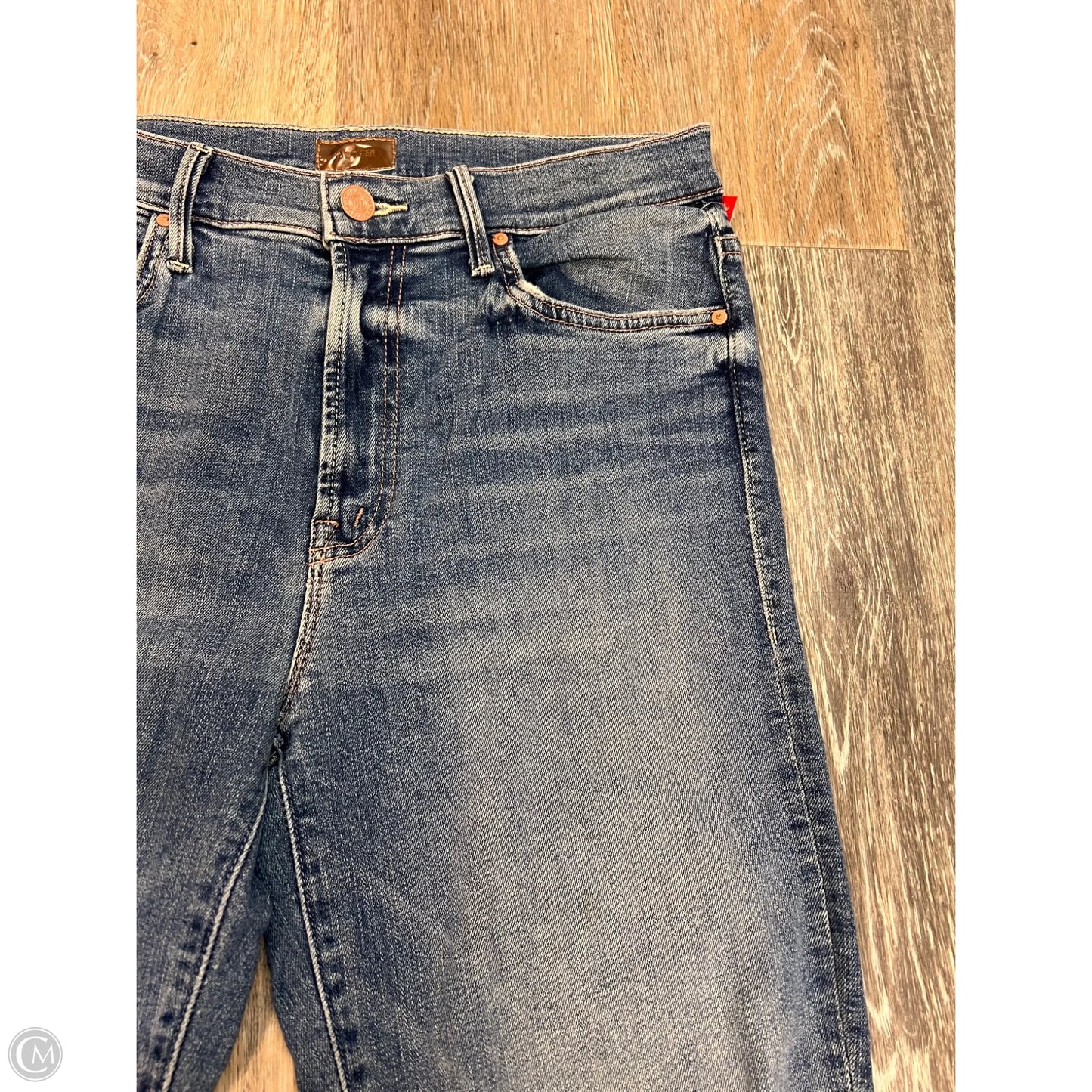 Jeans Straight By Mother In Blue Denim, Size: 8/29
