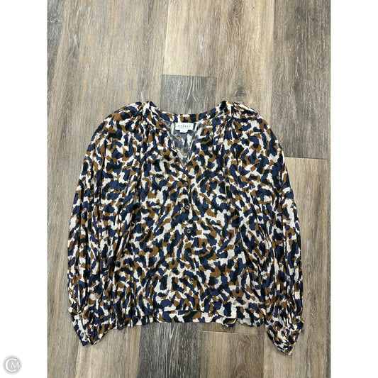Blouse Long Sleeve By Velvet By Graham & Spencer In Multi-colored, Size: S