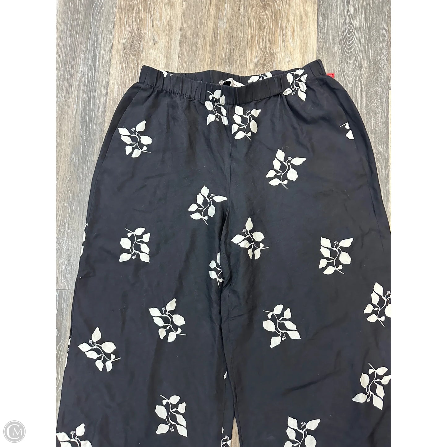 Pants Designer By Lafayette 148 In Black & Cream, Size: L