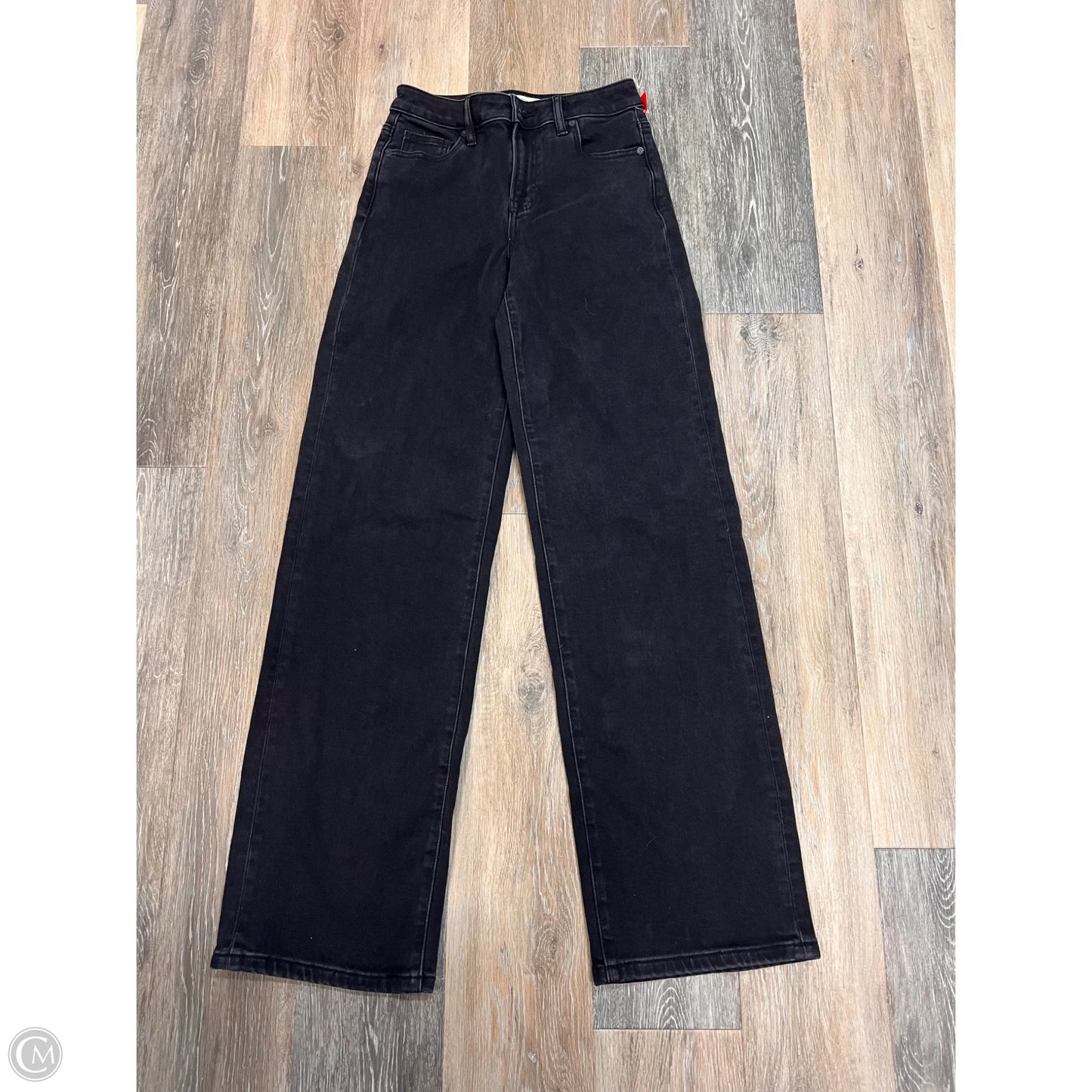 Jeans Wide Leg By Hidden In Black Denim, Size: 0