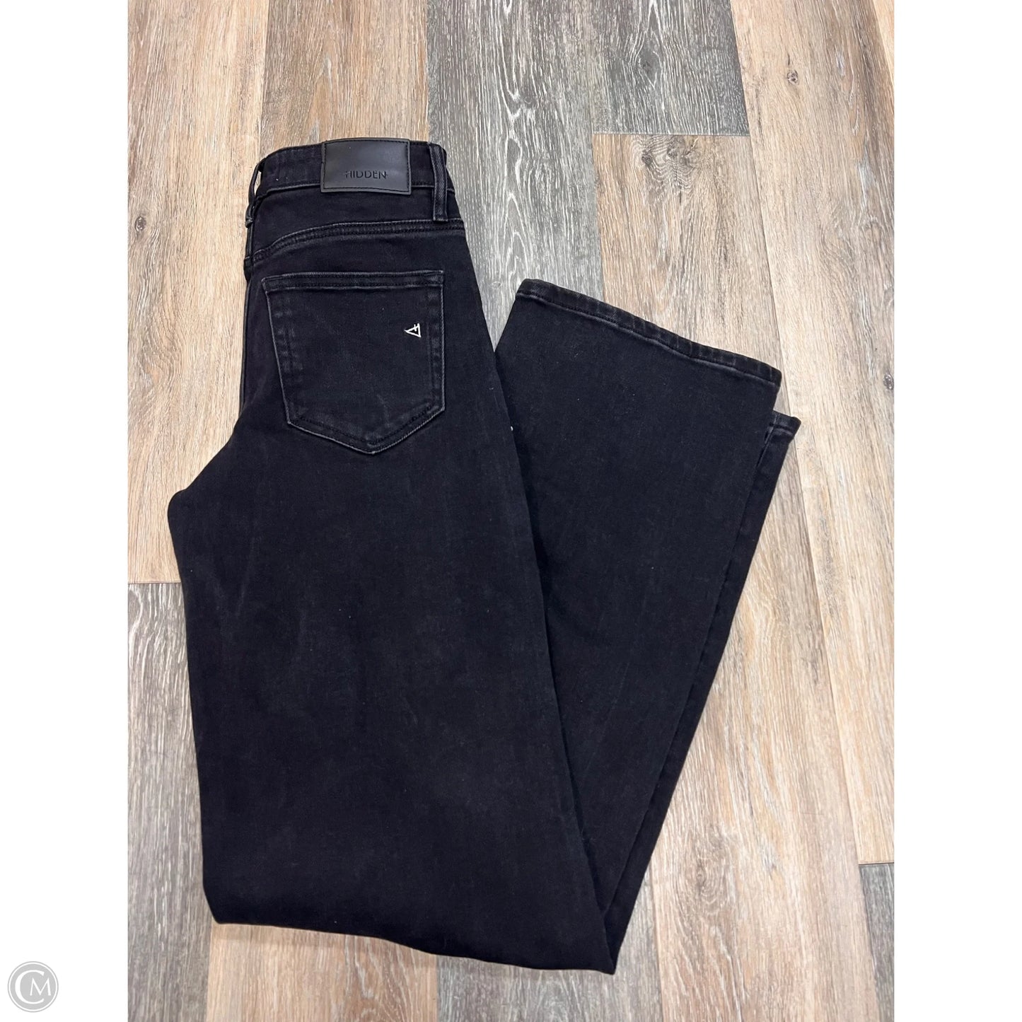 Jeans Wide Leg By Hidden In Black Denim, Size: 0