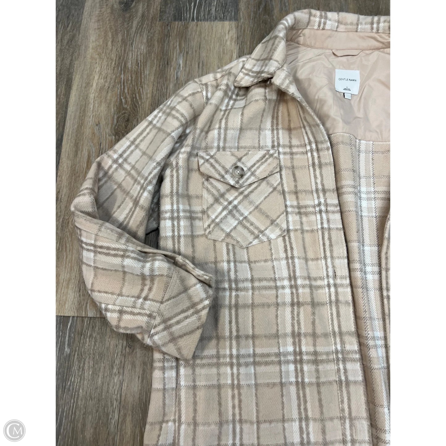 -Jacket Other By Gentle Fawn In Plaid Pattern, Size: L